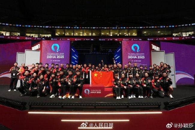 王楚欽孫穎莎多哈混雙冠軍之路 感恩與堅(jiān)持