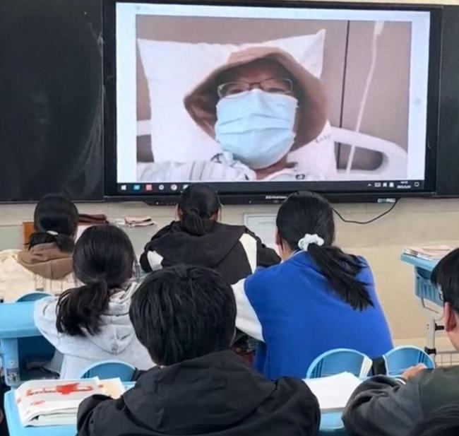 患癌班主任中考前視頻寄語學生令人淚目 病房時光被思念填滿