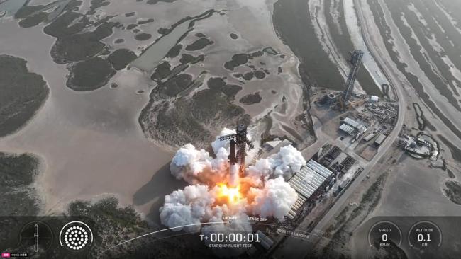 SpaceX星艦第九次試飛順利點(diǎn)火升空