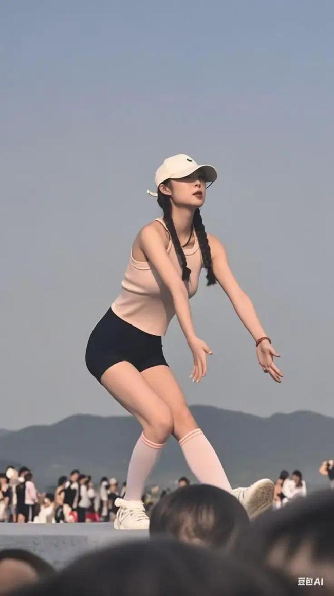 馬拉松拉伸員小姐姐走紅：既運動健康,，又不低俗