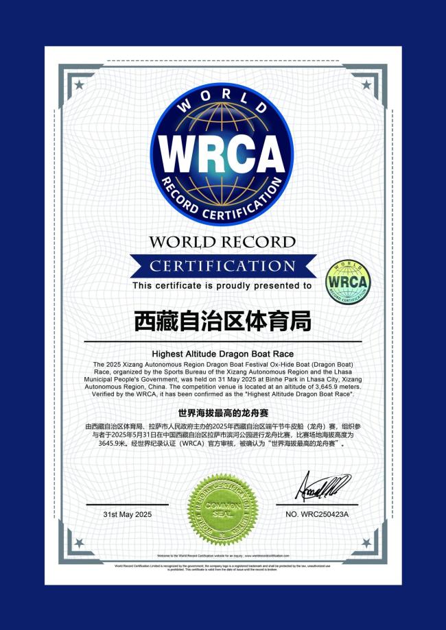世界海拔最高的龙舟赛在哪里
