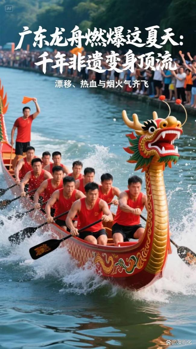 廣東賽龍舟已經(jīng)傳到高中生這輩了 千年文化薪火相傳