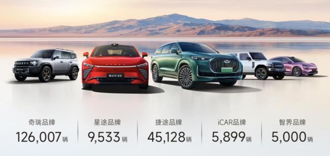 奇瑞集團(tuán)前五月累銷突破100萬輛