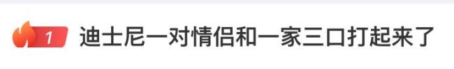 上海迪士尼乐土打架事件后续 拍照不祥引暖热