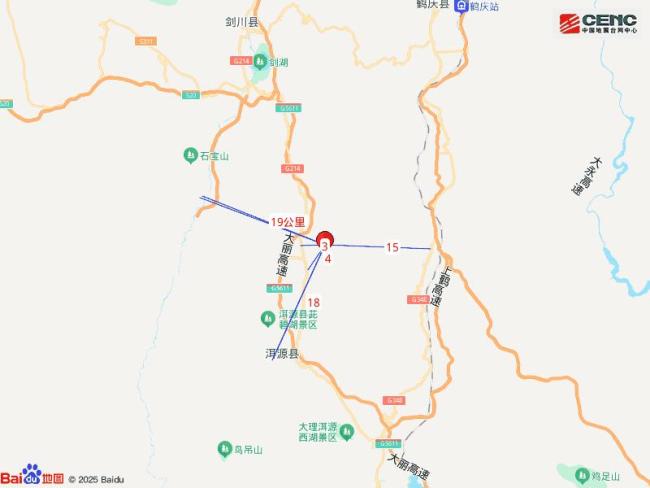 云南洱源縣發(fā)生5.0級(jí)地震 震中周邊多村莊受影響