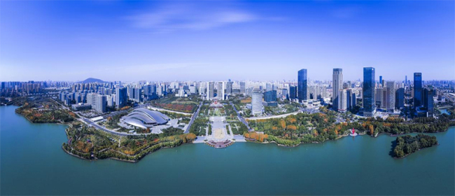 合肥市政务区。合肥市委宣传部供图