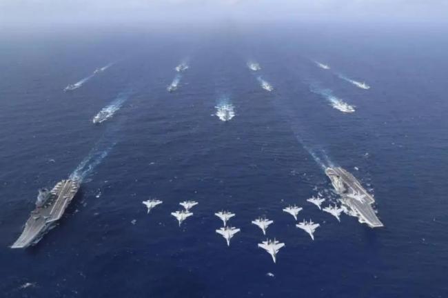 专家：中国双航母编队能颠覆海战模式 中美海上对峙新变化