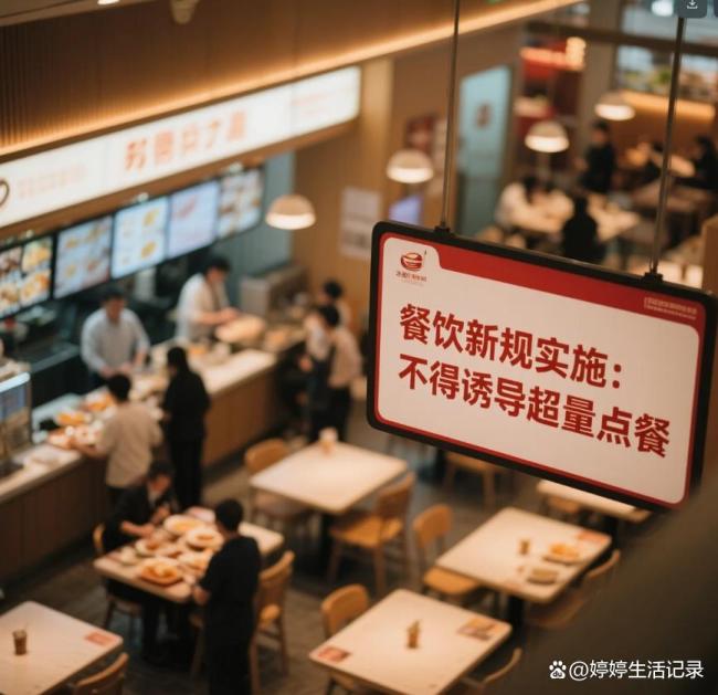 餐飲新規(guī)：不得誘導(dǎo)超量點(diǎn)餐 告別“下單陷阱”