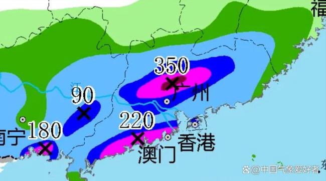 广东暴雨带将北抬 暴雨升级预警