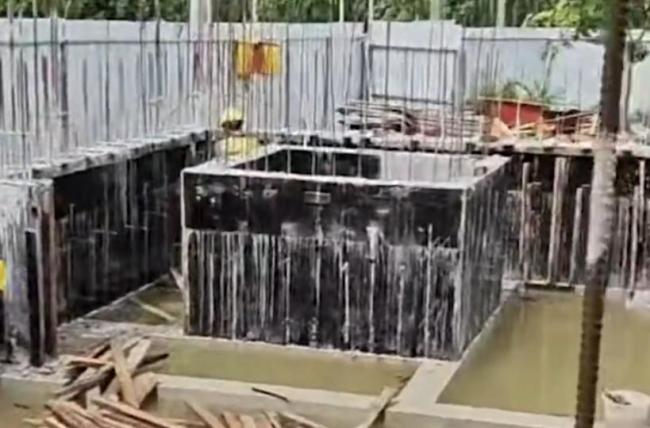 全红婵家新房因暴雨被淹 施工进度受影响