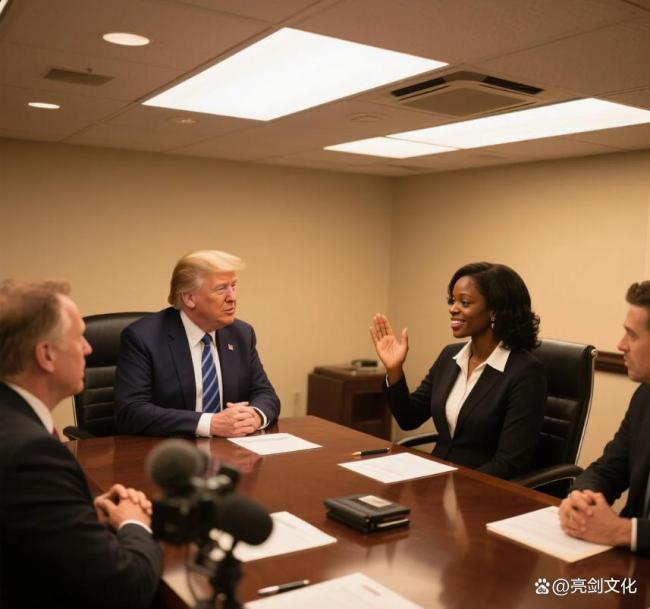 特朗普開會時突然夸非洲女記者漂亮