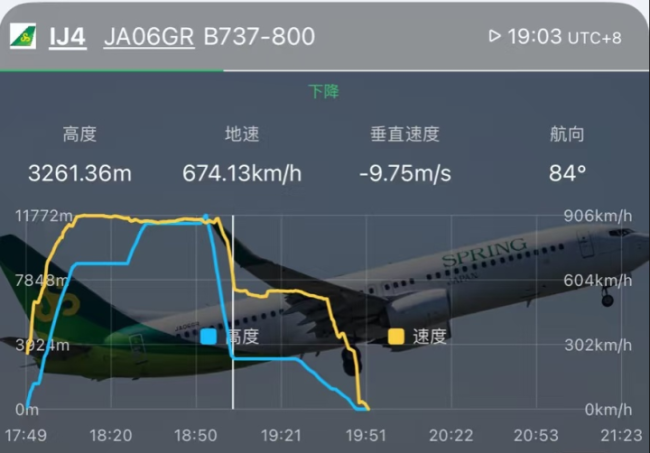 客机从上海飞东京途中突然速降 经历惊魂时刻