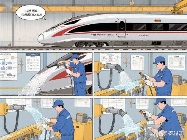 印度用無人機洗火車被網(wǎng)友問懵：見過中國高鐵怎么洗嗎,？