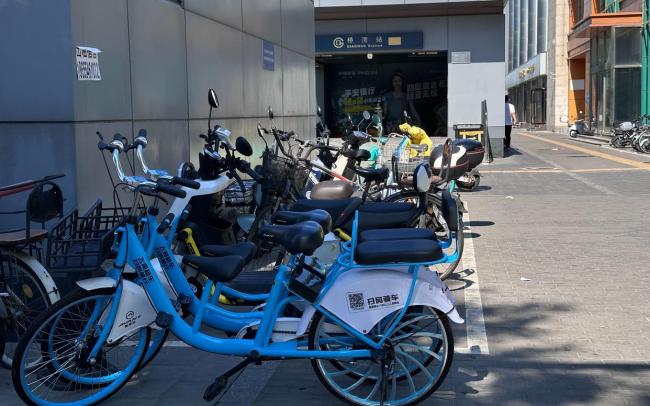 親子單車涉嫌違規(guī)投放被責(zé)令回收