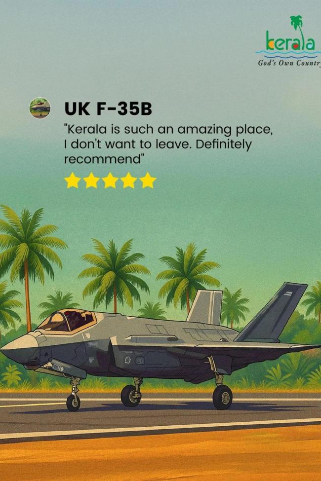 滞留印度的英F35可能需拆解后送回 技术故障成难题