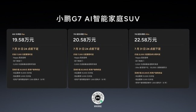 何小鹏称G7做到了“无短板” 智能驾驶成核心长板