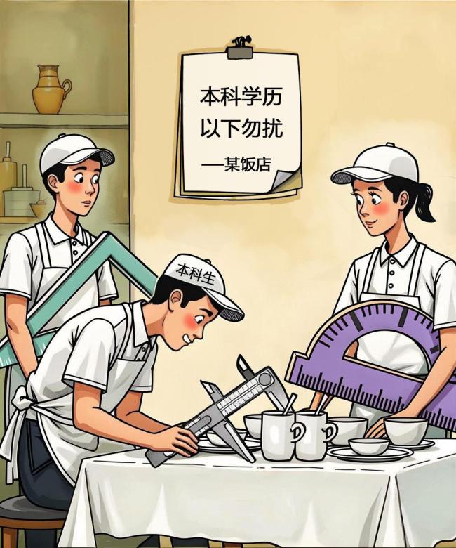 连饭店招聘也要炒作学历了 噱头大于实际
