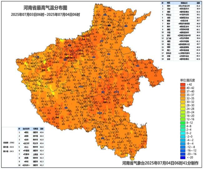 河南局部地區(qū)體感溫度超50度