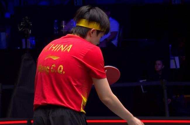 王楚钦3比1高承睿 延续全胜纪录