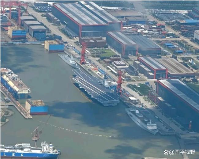 大V：福建艦或于下半年正式服役