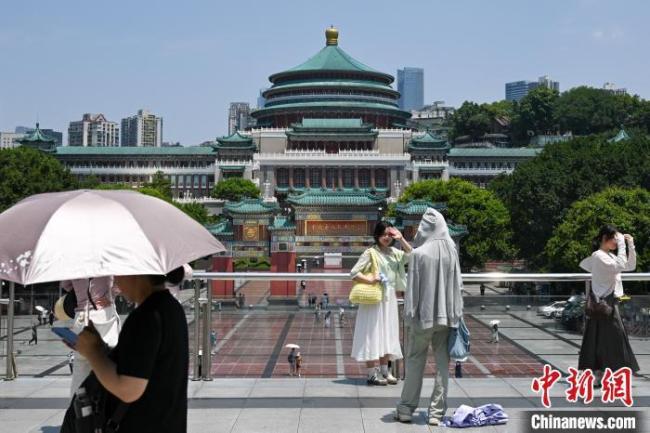 川渝等部分地區(qū)最高氣溫可超40℃ 高溫紅色預(yù)警發(fā)布
