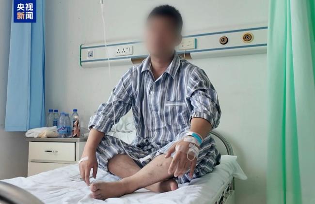 参观选矿厂老师坠落半空被救