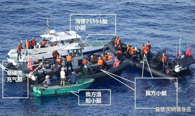 谁怕死谁就输了！海警拖离菲侵权船只视频首次公开 中国海警果断执法