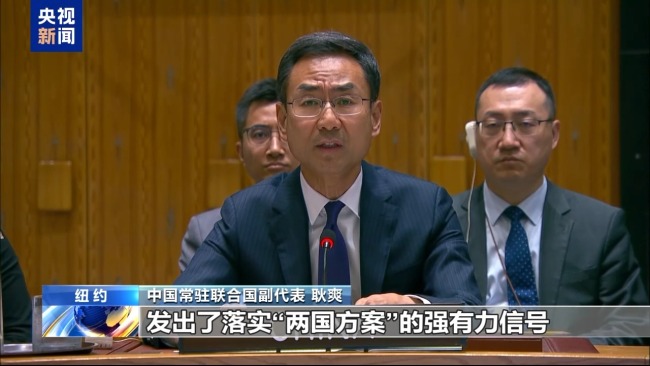 安理會舉行巴以問題公開會 中方呼籲永久停火