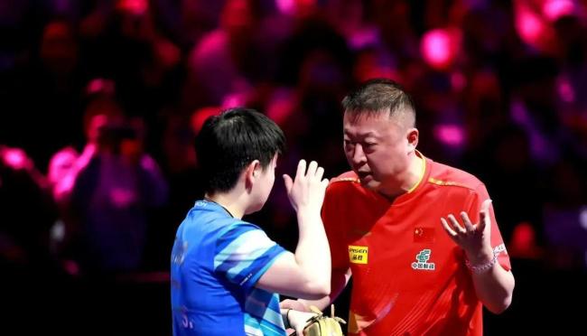 孙颖莎针对桥本帆乃香练习攻削对抗