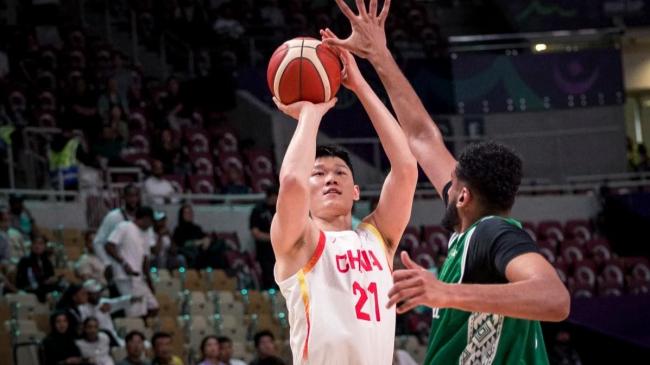 中國男籃戰(zhàn)勝沙特男籃 取得開門紅