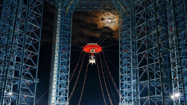 攬月月面著陸器著陸起飛綜合驗證試驗取得圓滿成功