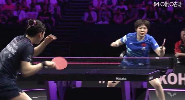 蒯曼3-1金娜英一脸淡定 国乒小将取得开门红