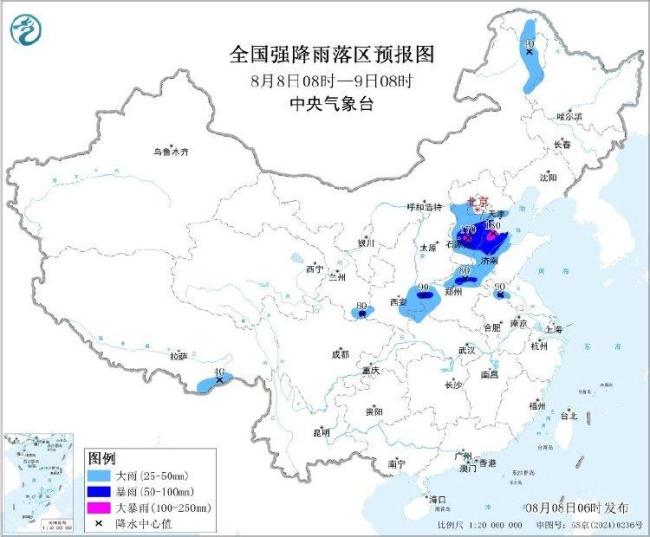 北京暴雨预警中！北方暑热暂退南方高温发展