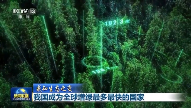 感知生態(tài)之變丨我國(guó)成為全球增綠最多最快的國(guó)家