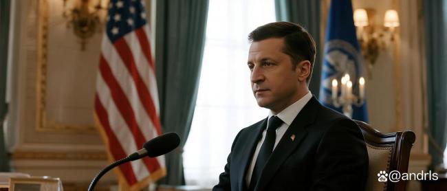 记者：泽连斯基穿西装背后全是算盘 西装外交换导弹