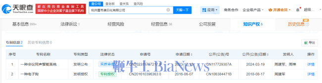 宇树科技被起诉 发明专利权纠纷案开庭
