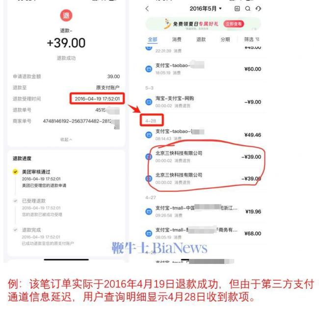 美团回应退款问题：已修复相关故障 优化信息展示解决误解