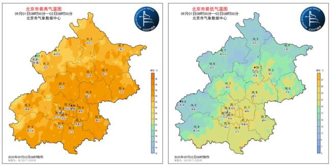 北京明日西部北部有分散性雷阵雨，今夜阵雨