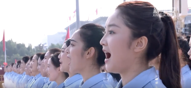 抗战经典歌曲响彻阅兵现场