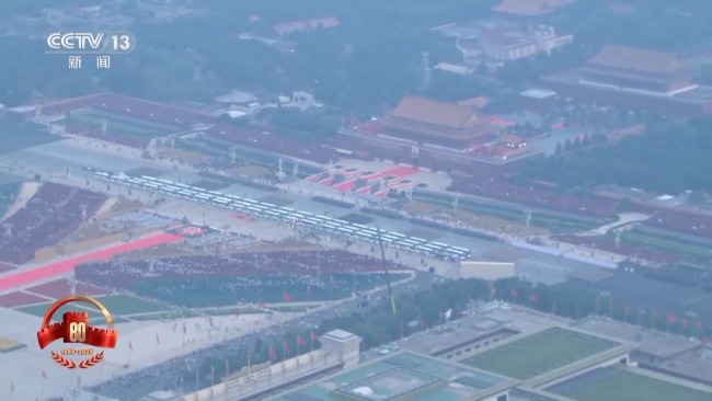 準備就緒！受閱部隊已在長安街列陣