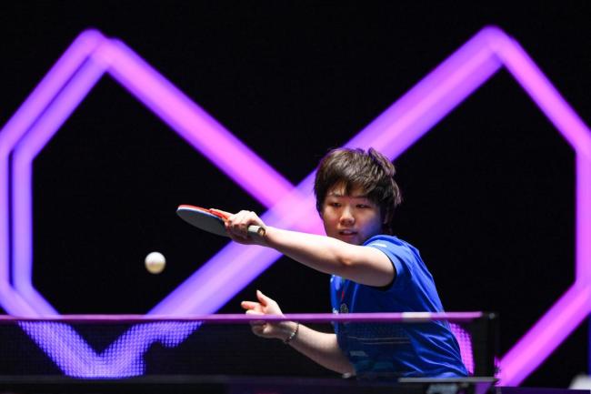 蒯曼3-1战胜伊藤美诚晋级八强