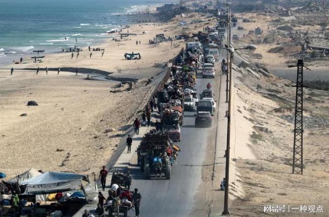 以軍稱已有25萬(wàn)人撤離加沙城 平民涌向安全地帶