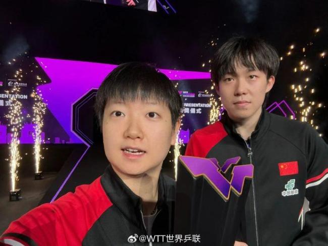 孙颖莎王楚钦将出战中国大满贯混双！