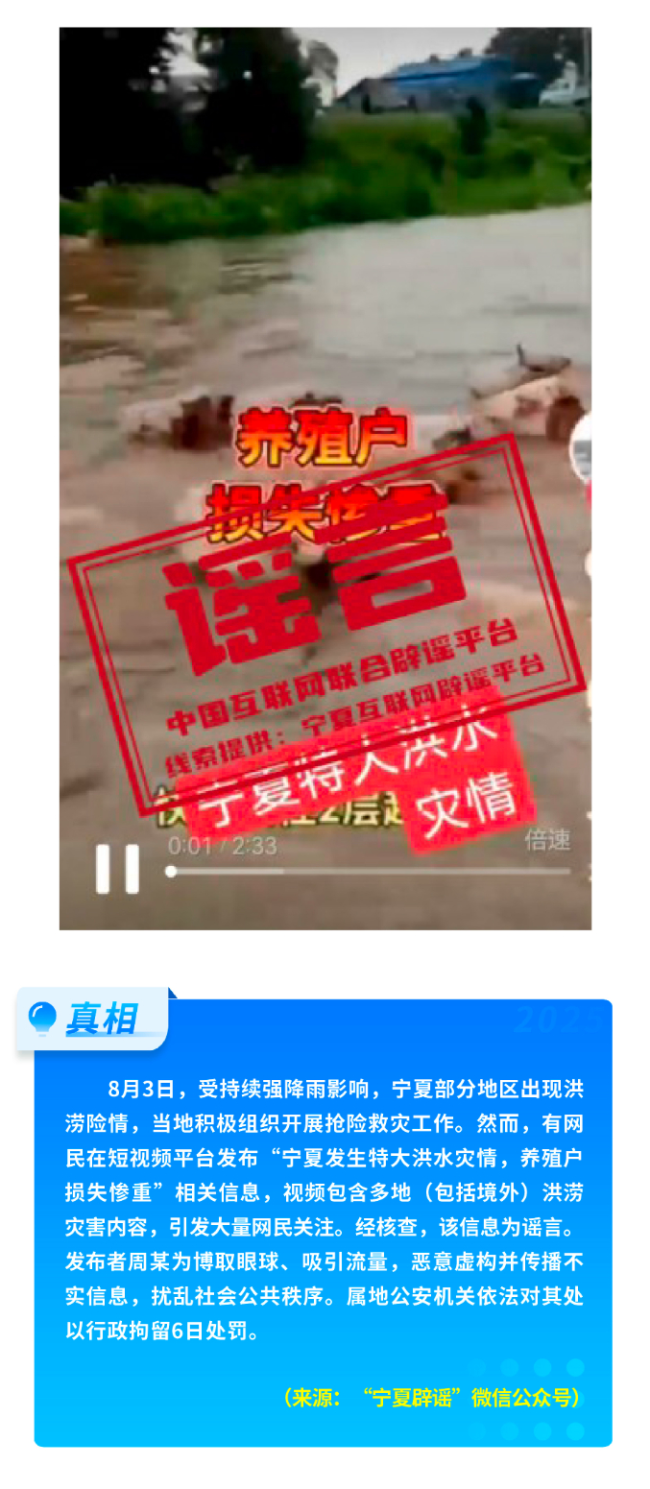 中國互聯(lián)網(wǎng)聯(lián)合辟謠平臺8月辟謠榜