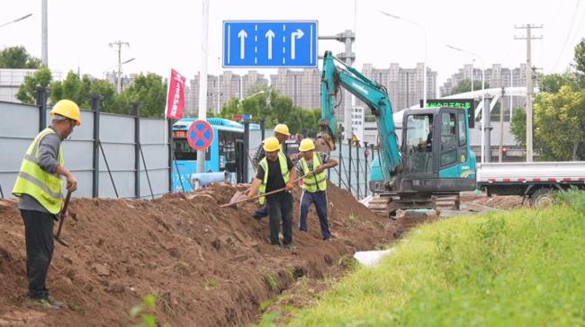 副中心两条城市主干路通车 区域交通网络升级