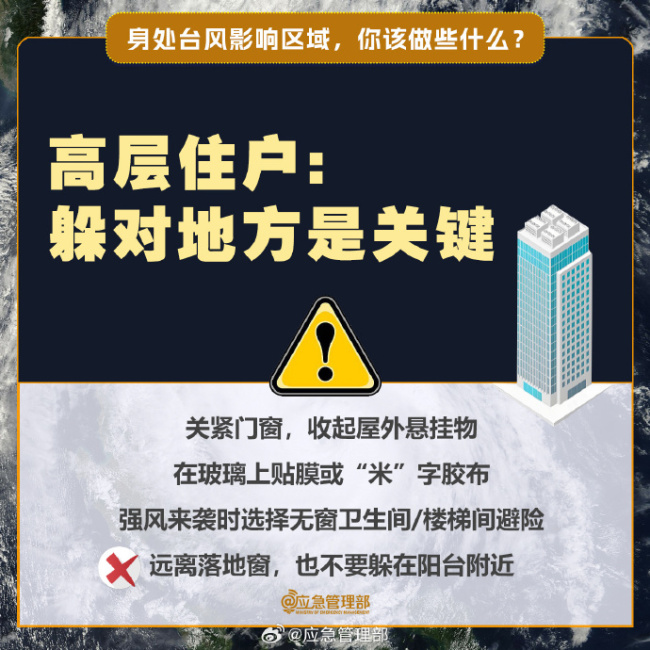 身處臺風(fēng)影響區(qū)域該如何應(yīng)對？