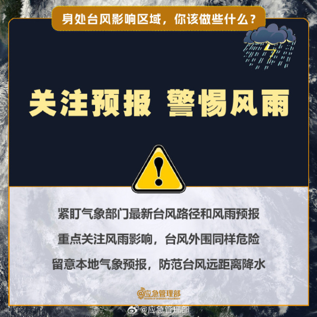 身处台风影响区域该如何应对？