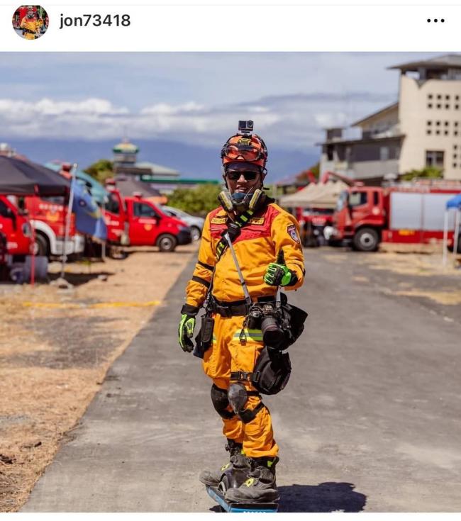 航拍台湾花莲溃堤堰塞湖 洪水淹没多处住宅