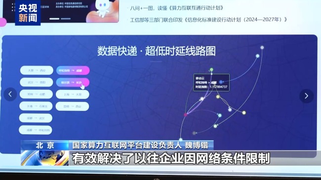 告別"背硬盤"！我國上線50餘條算力"數據快遞"線路