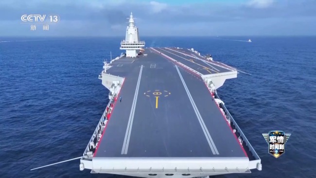福建艦已完成多次海試 進度遠超預期